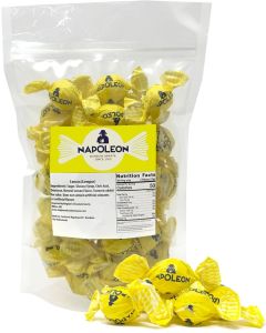 Napoleon Sour Lemon Balls Individually Wrapped Hard Candy - 10 Ounces
