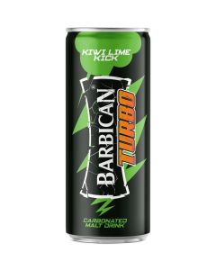 Turbo Kiwi Lime Flavoured Malt Drink Can