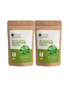Bliss of Earth 100% Pure and Original Gurmar Powder 100GM Pack of 2