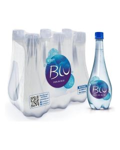 Oasis Blu Sparkling Water, 500ml, Pack of 6