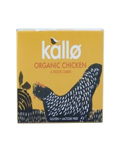 Kallo Organic Chicken Stock Cubes 66G