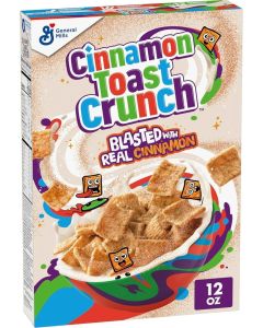 Breakfast Cereal, 14 oz - Crispy Cinnamon Cereal with Real Cinnamon