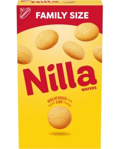 Nilla Wafers Cookies, Vanilla Wafers, Family Size, 15 oz