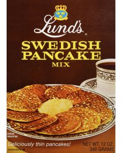 Lunds Pancake Mix Swedish 12 Oz