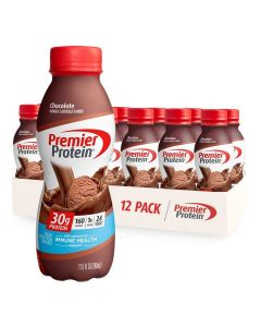 Shake, Chocolate, 30g Protein 1g Sugar 24 Vitamins Minerals Nutrients to Support Immune Health, 11.5 fl oz (Pack of 12)