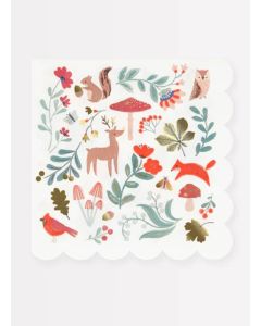 Winter Woodland Small Napkins