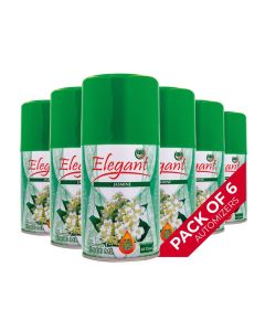 6 Piece JASMINE Automatic Refill Spray Set 300ml