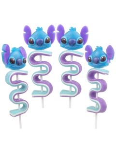 Lilo Stitch Gummy Skewers Character and Sour Belt Gummies Individually Wrapped Candy Gifts 4 Count Box