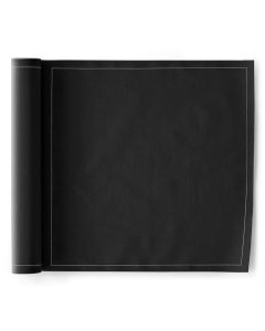 Cotton Dinner Napkin 126 x 126 in 12 units per roll Black