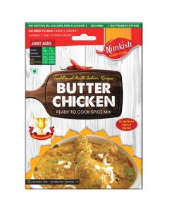 Nimkish Butter Chicken Masala 60g (Pack of 2, 30g each), Ready to Cook Spice Mix, Tasty Authentic Meals