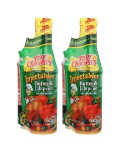 Tony Chachere's Marinade and Injector Butter and Jalapeno (2 Pack)