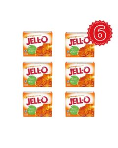 Orange Gelatin Dessert 85g x Pack of 6
