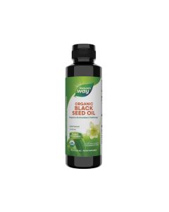 Natures Way Organic Black Seed Oil Supports Antioxidants Pathways ColdPressed Vegan Gluten Free 8 fl oz Packaging May Vary