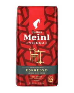 Julius Meinl Vienna Espresso Whole Beans Coffee, Medium Roast, 100% Arabica, Intensity 7, 1000g