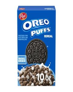 Post OREO PUFFS®, Chocolate Breakfast Cereal, 10 oz Box