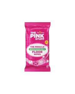 The Pink Stuff Miracle Floor Wipes Large and Strong 20 Cleaning Floor Wipes