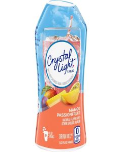 Crystal Light Sugar Free Mango Passion Fruit Liquid Drink Mix, Caffeine Free, 1.62 fl oz Bottle