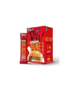 LonoLife Beef Bone Broth Powder Mix GrassFed 10g Protein CollagenRich Keto Paleo Friendly Natural Ingredients 10 Portable Stick Pack Servings