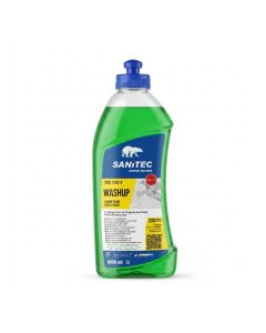 Sanitec Hand Dishwashing Liquid / Gentle Yet Powerful Grease-Cutting Dish Soap / Italian Formula / 1 Liter