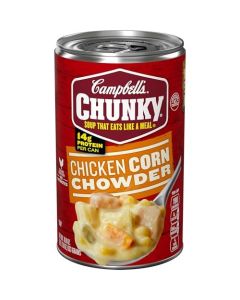 Campbells Chunky Soup Chicken Corn Chowder Soup 188 Oz Can