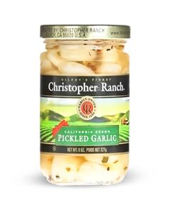 Christopher Ranch Pickled Garlic Cloves in a Jar 100 CaliforniaGrown Fresh Garlic Peeled and Pickled for Convenience Ideal for Cooking Snacking Pickled Vegetables Lovers 8 oz Pack of 1