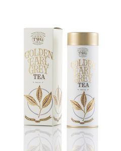 Golden Earl Grey Tea / Loose Leaf Black Tea Blend in Haute Couture Tea Tin Gift, 100g