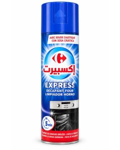 Express Oven Cleaner Caustic Soda 500ml – Powerful Oven & Grill Degreaser for Baked-On Grease, Burnt Food, Oil, Curry, Sauce, Rust & Stubborn Grime – Fast-Acting Cleaning Spray for Cooking Surfaces