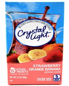 Crystal Light Strawberry Orange Banana, 6 Count (Pack of 3)