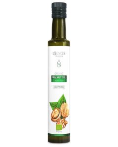 Essences Bulgaria Organic Walnut Oil 8.5 Fl Oz / 250ml / 100% Natural Cold-Pressed Oil / Extra Premium Quality / Excellent Taste / Dips / Salads / No Additives or Preservatives / Non-GMO / Vegan
