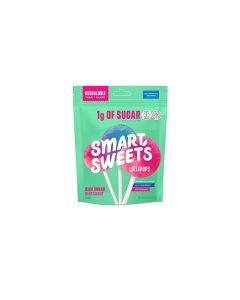 Smart Sweets Blue Raspberry Watermelon Lollipops Multipack 3 Ounce