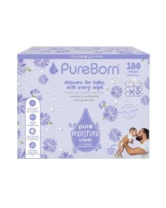 Pure Moisture Baby Wipes With Organic Calendula Lotion