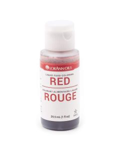 LorAnn Red Liquid Food Color 1 ounce squeeze bottle