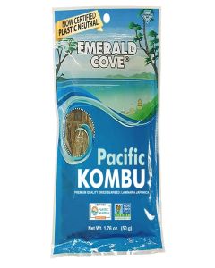 Emerald Cove Silver Grade Pacific Kombu (Dried Seaweed), 1.76 Ounce Bag