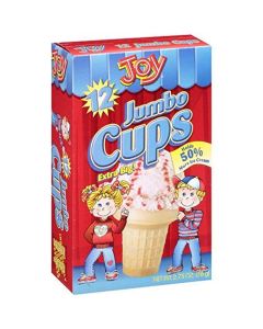 JOY JUMBO CAKE ICE CREAM CONES 275 OZ
