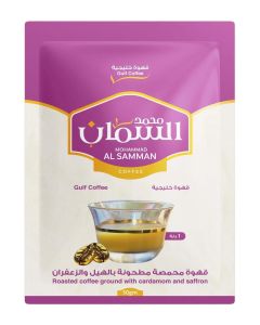 Mohammad Al Samman Gulf Coffee with Cardamom & Saffron 450g 10 Sachet / Mohammad Al Samman Gulf Coffee 500g Pouch