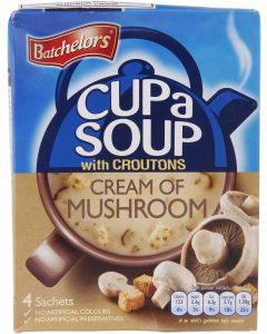Batchelors Cup a Soup with Croutons Cream of Mushroom - 4 Sachets (99 g)