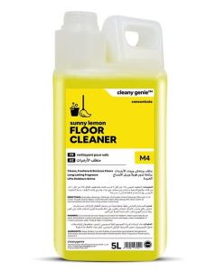 Long Lasting Floor Cleaner Concentrate Liquid - Sunny Lemon Fragrance 5L