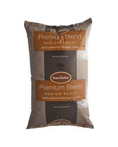 Farmer Brothers Premium Blend 100 Arabica Whole Bean Coffee 5 lb Bag