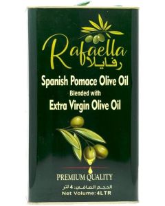 Rafaella Spanish Pomace Olive Oil Blended with Extra Virgin Olive Oil Tin 4Ltr