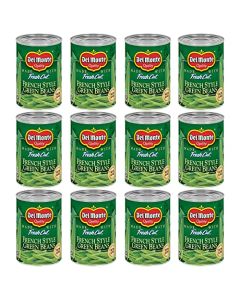 Del Monte BLUE LAKE French Style Green Beans Canned Vegetables 12 Pack 145 oz Can