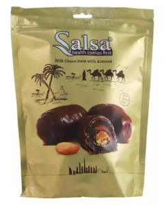 Salsa Milk Choco Date with Almond Dates Chocolate- 500gms