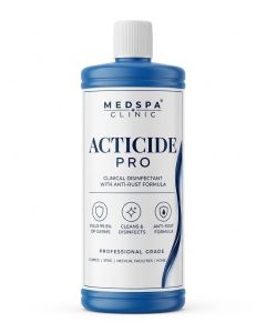 MedspaClinic Acticide Pro Clinical Disinfectant with Anti-Rust Formula, Professional Grade, Kills 99.9% of Germs, 1L
