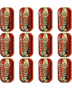 TITUS Meaty Sardines in Soybean Oil - Pack of 12