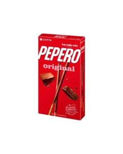Lotte Pepero Original Chocolate Coated Biscuit Sticks - 47g