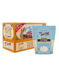 Bobs Red Mill Oat Bran 40oz Pack of 4 Non GMO Vegan Kosher