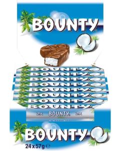 Bounty Coconut Milk Chocolate Bar 57g x 24 (Pack of 24)