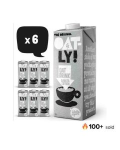 Oatly The Original Barista Edition Oat Drink 1L, Pack of 6