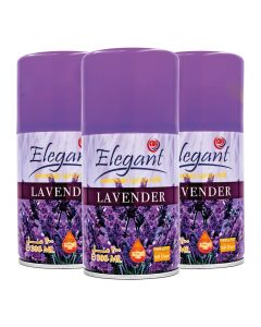 3 Piece LAVENDER Automatic Refill Spray Set 300ml