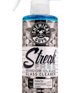 Chemical Guys Streak Free Glass and Window Cleaner Works on Glass Windows Mirrors and Screens AmmoniaFree and Safe on Tinted Windows for Cars Trucks SUVs and Home Use 16 oz