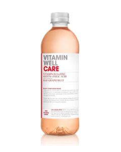 Care Red Grapefruit with Vitamin B12 Plus Biotin and Folic Acid Bottle
